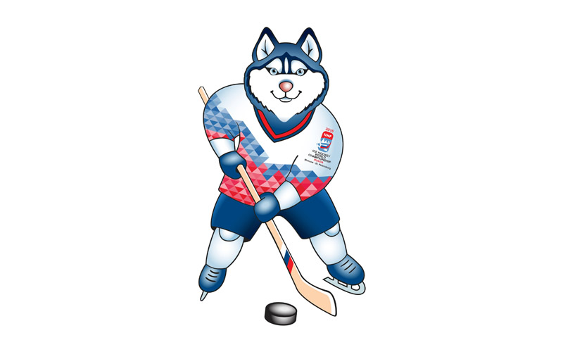 Oficiální maskot letošního Mistrovství světa v hokeji