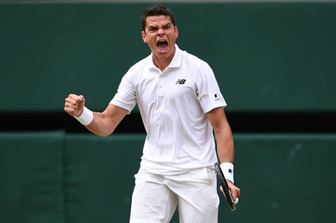 Raonic porazil Federera a je prvním mužským finalistou