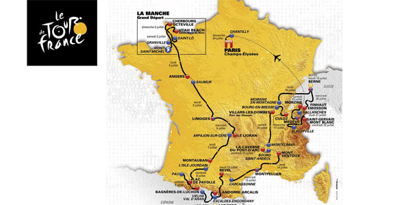 Program Tour de France 2016 - etapy