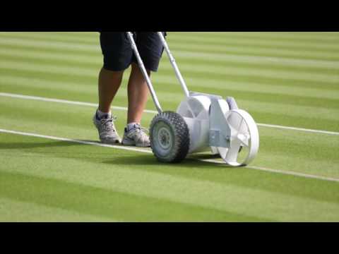 Malování tenisových lajn - Video