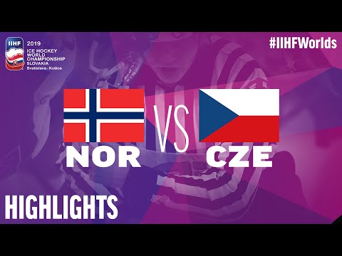 Nejlepší momenty Česko vs. Norsko na MS v hokeji 2019 - Video