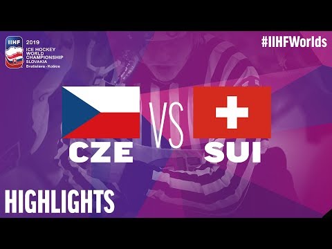 Sestřih utkání Česko Švýcarsko na MS v hokeji 2019 - Video